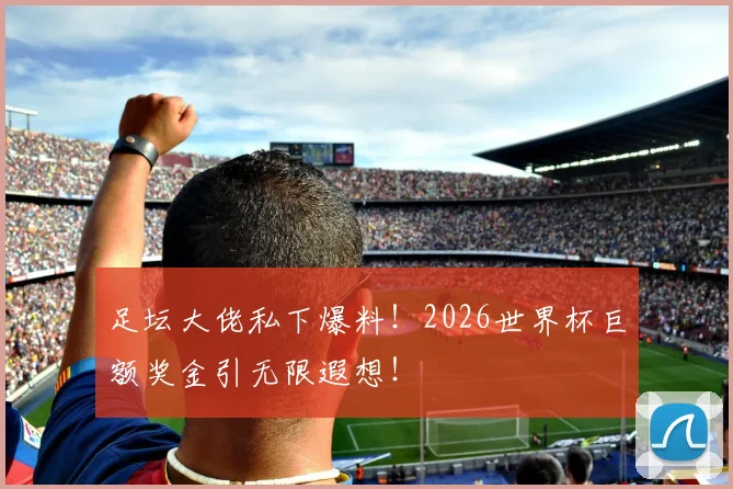足坛大佬私下爆料！2026世界杯巨额奖金引无限遐想！